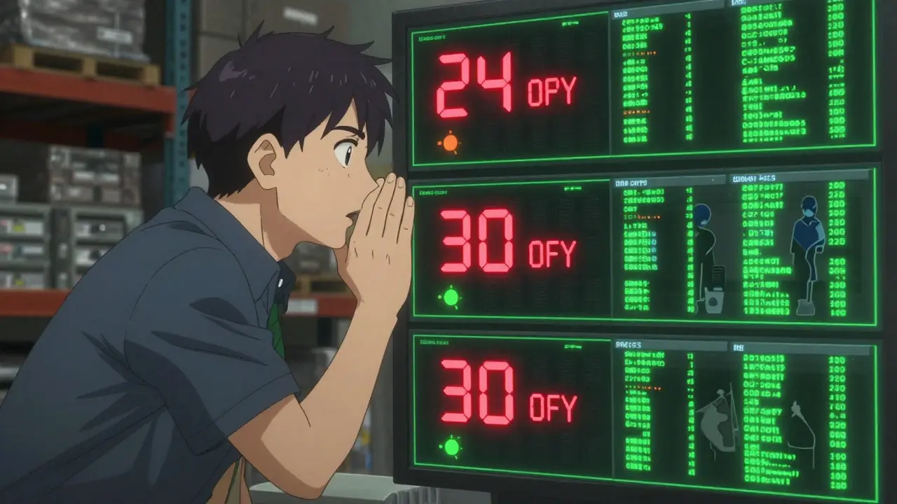 Warehouse worker reporting a hazard that triggers urgent government compliance alerts across three agencies.